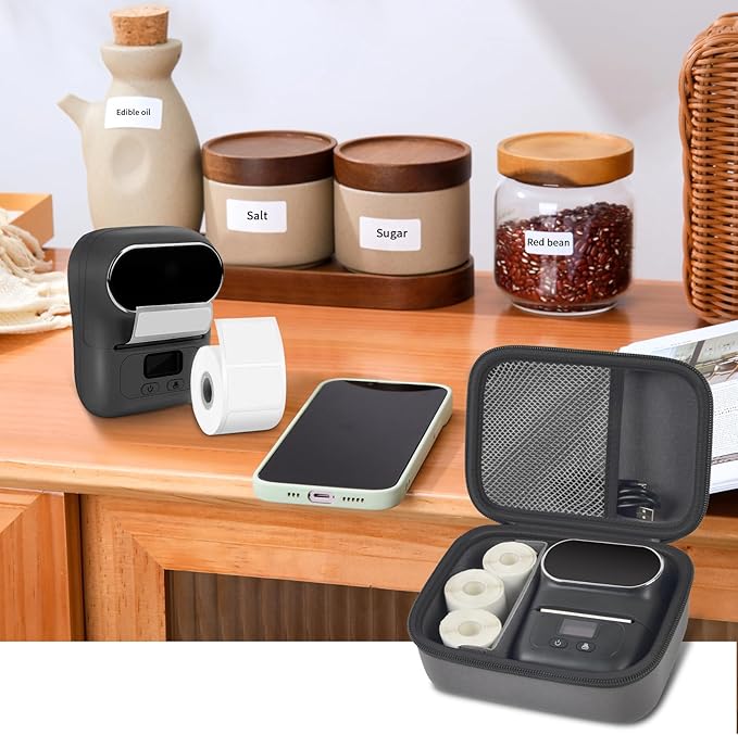 Boobowl Hard Case for Phomemo M110/M110S Label Maker, Case Only