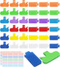36Pcs Large Cable Labels - 8 Colors Reusable Write-On Wire Tags, Wire Identification Labels for Electronics, with 40Pcs Label Stickers, Cable Management for Home/Office, Rectangle & Oval