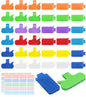 SummerBrite Reusable Write On Cable Labels Wire Tags, 36 Pack, Oval