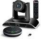 TONGVEO All-in-One Conference Room Video Camera System Bundle HD 1080P 60fps 3X Optical Zoom USB3.0 HDMI PTZ Camera and Bluetooth Conference Speakerphone with Microphones
