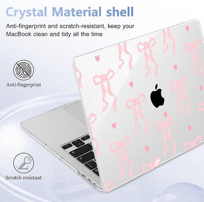 Lepeoac for MacBook Pro 16 inch Case 2019 2020 Release Model A2141, Plastic Hard Shell Cover with Keyboard Cover & Screen Protector for MacBook Pro 16 inch with Touch Bar & Touch ID, Bow
