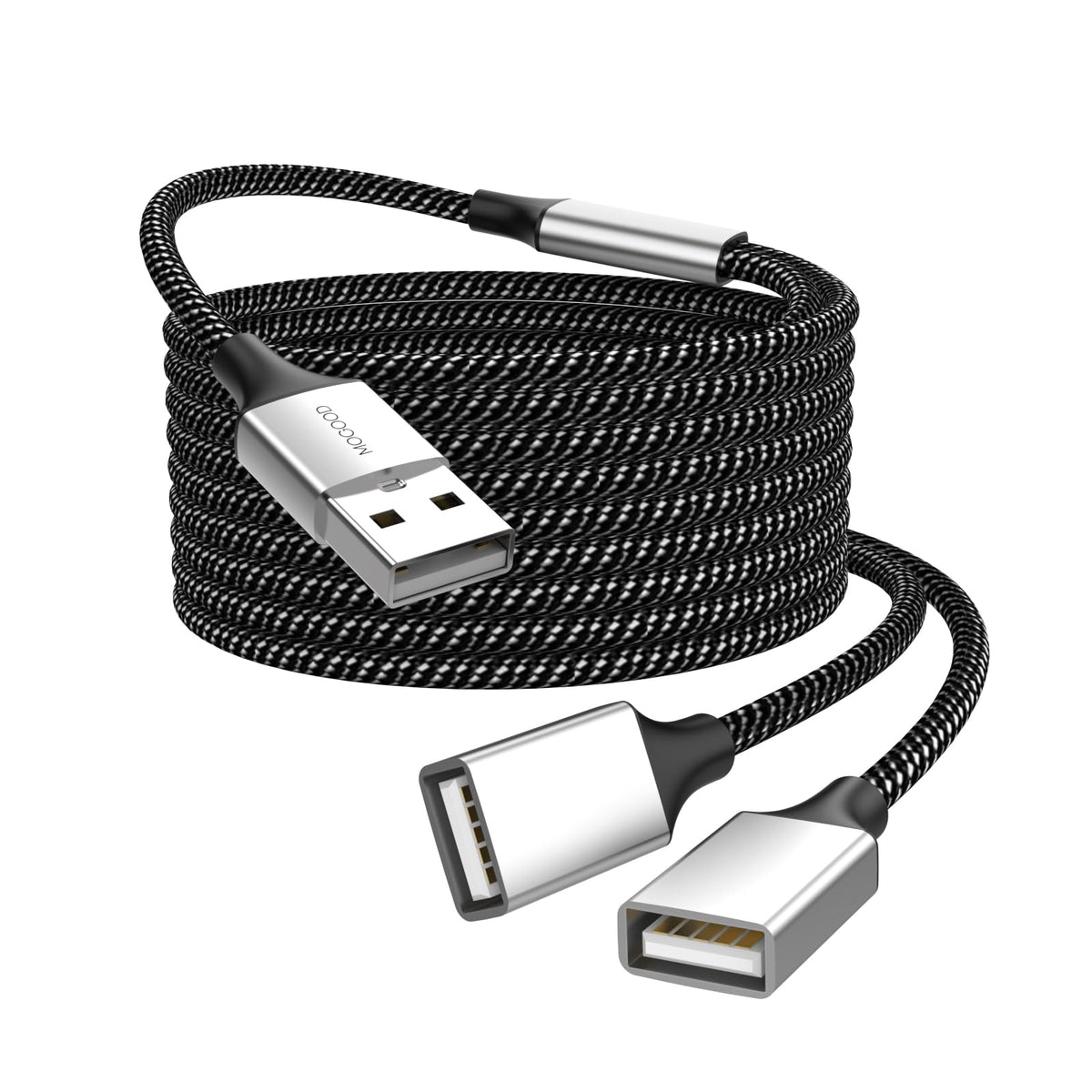 MOGOOD USB A Splitter Cable, USB A Male to 2 Female Y-Cable, 3.3ft