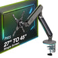 AVLT Single 27”-45” RGB Gaming Monitor Arm Desk Mount - Dark Gray
