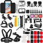 HONGDAK Action Camera Accessories Kit for GoPro Hero 13 12 11 10 9 Black