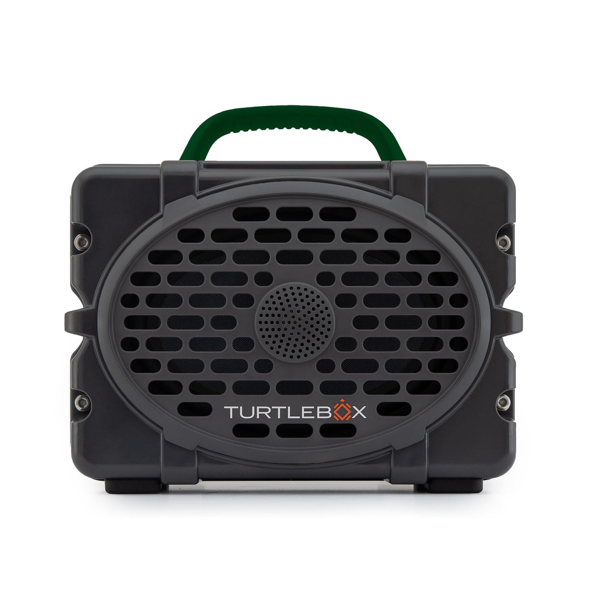 Turtlebox Original Gen 3 Outdoor Bluetooth Speaker, White/Royal Blue
