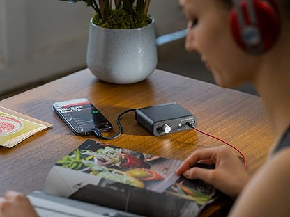 Audioengine D1 32-bit Desktop DAC and Headphone Amp, Preamp, Laptop, Amplifier, Gamers and Musicians