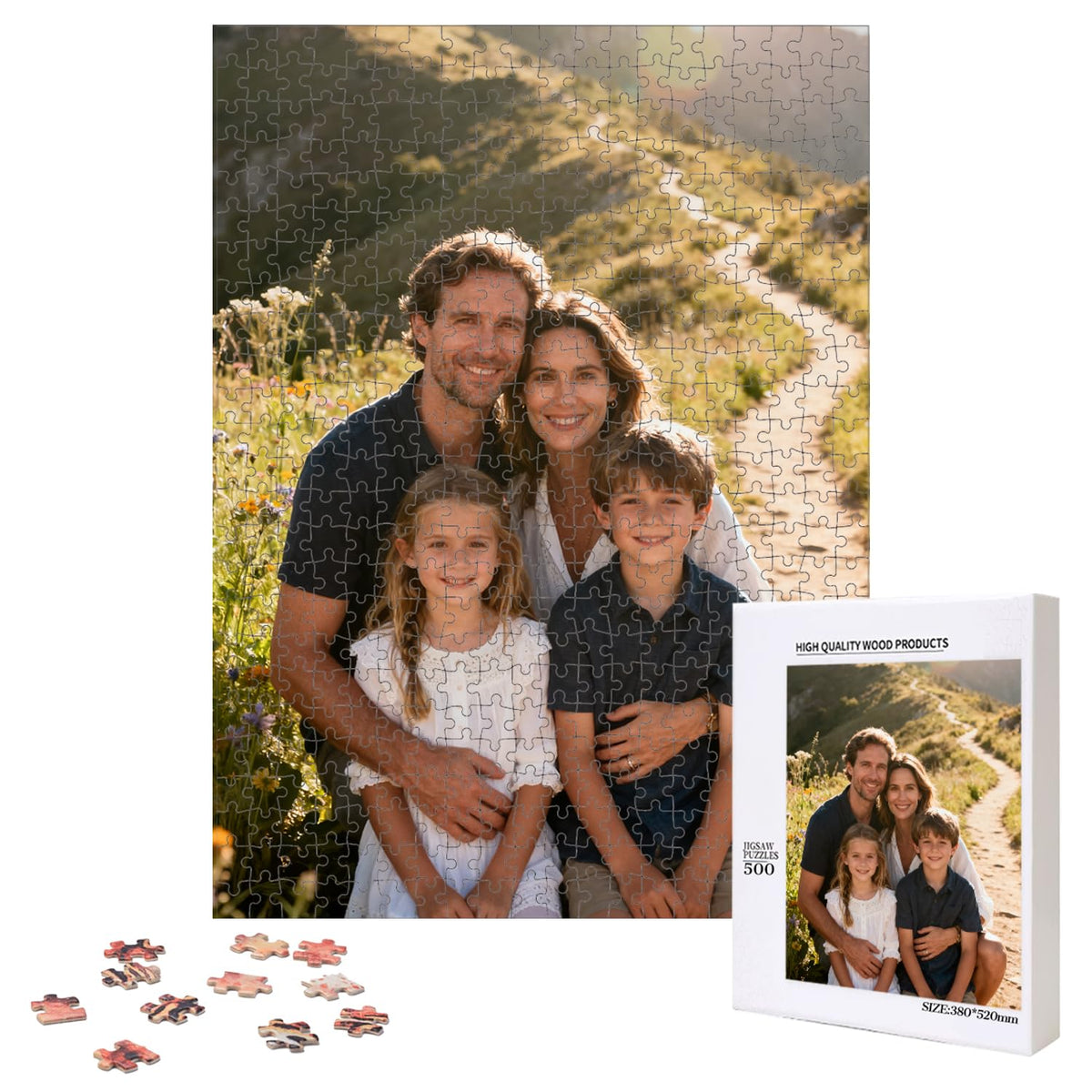 Custom Photo Puzzle,Personalized 1000 Piece Jigsaw Puzzle for Adults