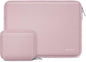 MOSISO Laptop Case 16 inch, 15-15.6 inch Laptop Sleeve Bag Compatible with MacBook Pro 16 inch, HP, Acer, Dell, Lenovo, ASUS Notebook, Neoprene Computer Sleeve Bag with Small Case, Baby Pink