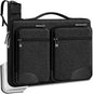 Hseok Laptop Case 15 15.6 16 inch Sleeve with Handle and Hidden Strap,Compatible with MacBook Pro 15.4 16, 360° Protective PC Briefcase with 4 Pockets for Laptop Accessory,Easy to Carrying,Carbon
