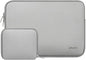 MOSISO Laptop Case 13.3 inch, 13-13.3 inch Laptop Sleeve Bag Compatible with MacBook Air/Pro 13 / Pro 14, HP Dell ASUS Lenovo Notebook, Neoprene Computer Sleeve Bag with Small Case, Light Gray