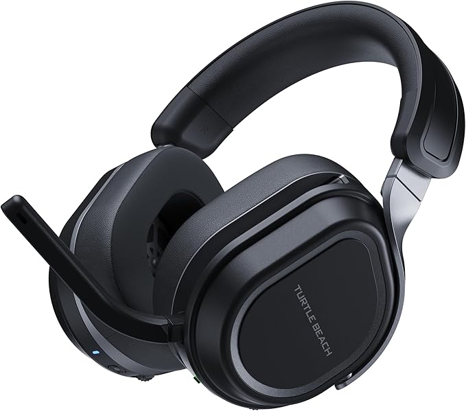 Turtle Beach Stealth 700 Gen 3 Wireless Multiplatform Amplified Gaming Headset for PC, PS5, PS4, Mobile – 24-bit Audio, 60mm Drivers, High-Bandwidth Microphone, Bluetooth, 80-Hr Battery – Black