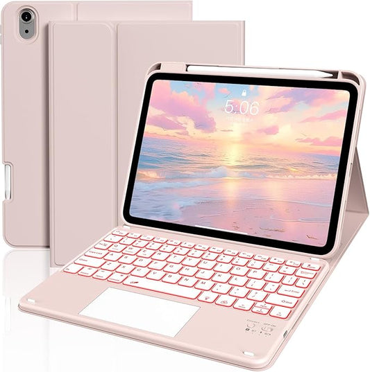 JKSML for iPad(A16) 11th/10th Generation Case with Keyboard (11/10.9 inch)