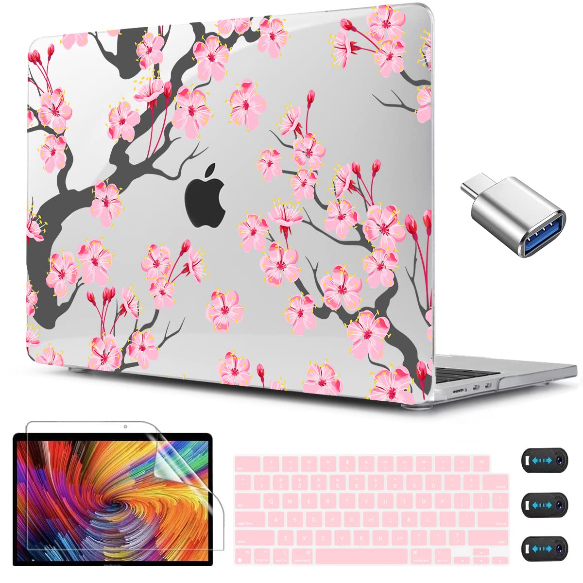 CISSOOK Compatible with MacBook Air 13.6 inch Case M2 M3 M4 M5 Ocean