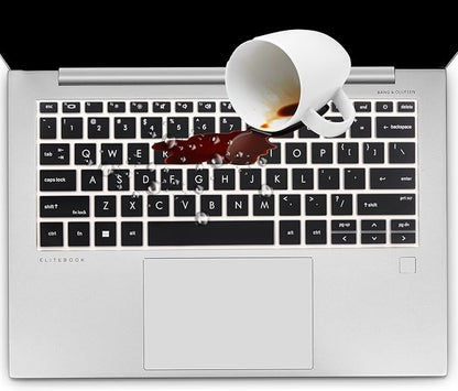 Keyboard Cover for HP EliteBook 830 835 840 845 1040 G9 G10 2024 2023 2022 13.3 14 inch Laptop Accessories Keyboard Protective Skin (Not fit The 830/840/845/1040 G11 G8 G7 G6 G5 G4 G3)-Black
