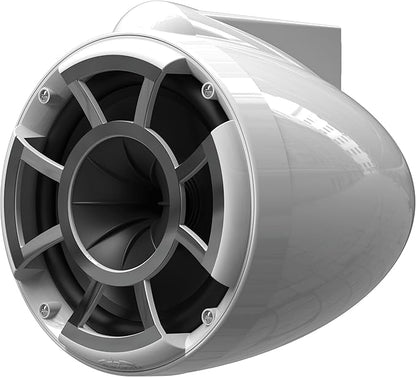 wet sounds Rev 8 White V2 Revolution Series 8" White Tower Speakers w/Swivel Clamp Base Mount