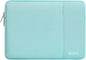 MOSISO Laptop Case 13 inch, 13 inch Laptop Sleeve Compatible with MacBook Air M4 M3 M2 M1 2025-2018 / Pro M2 M1 2025-2016, Polyester Vertical Computer Sleeve Bag with Pocket, Mint Blue