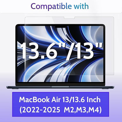 3-Pack Anti Blue Light Screen Protector for MacBook Air 13.6/13 Inch (2022-2025, M2 M3 M4 Chip), 13.6inch Mac Laptop Glare Filter Uv Blocker Shield Cover Eye Protection Film