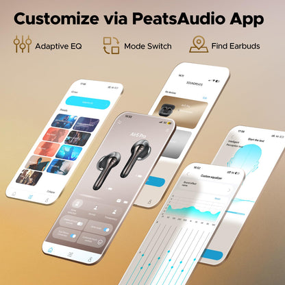 SoundPEATS Air5 Pro Wireless Earbuds, LDAC & aptX Lossless, Adaptive ANC