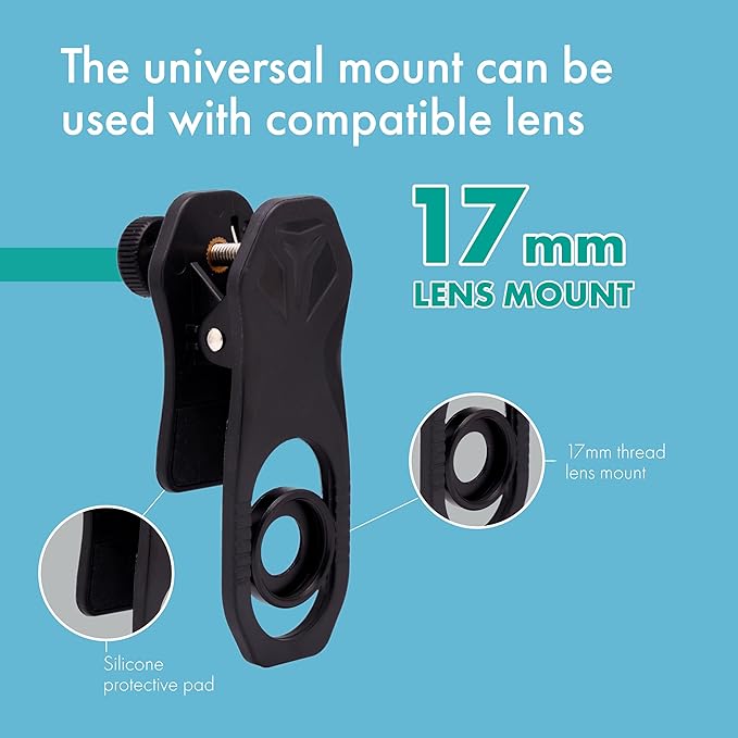 LensXpert® Professional Smartphone 100MM Macro Lens for Long Distance Shooting Smartphone 4K HD Phone Camera Lens No Distortion Blurry Background Compatible with iPhone 11/XS/XS Max/XR/X/8/8 Plus, Pix