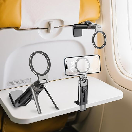 YAGHVEO Airplane Phone Holder Travel Essentials Metal Magnetic