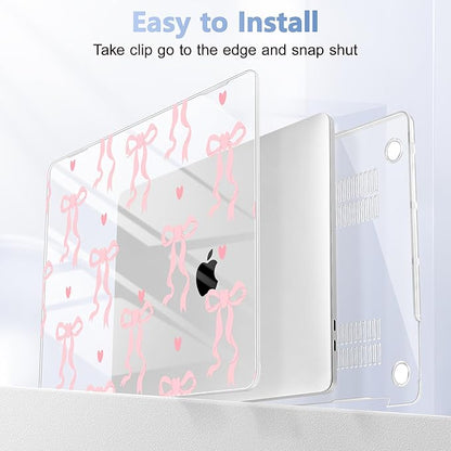 Lepeoac for MacBook Pro 16 inch Case 2019 2020 Release Model A2141, Plastic Hard Shell Cover with Keyboard Cover & Screen Protector for MacBook Pro 16 inch with Touch Bar & Touch ID, Bow