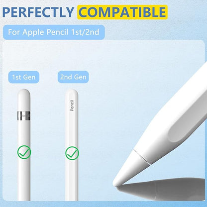 8 Pack for Apple Pencil 2nd Generation Tips,Upgraded Replacement Pencil Nibs for Apple Pencil Tips and Apple Pencil 1st Generation,Accessories Compatible with Apple Pencil 2 Gen iPad Pro Pencil Tips