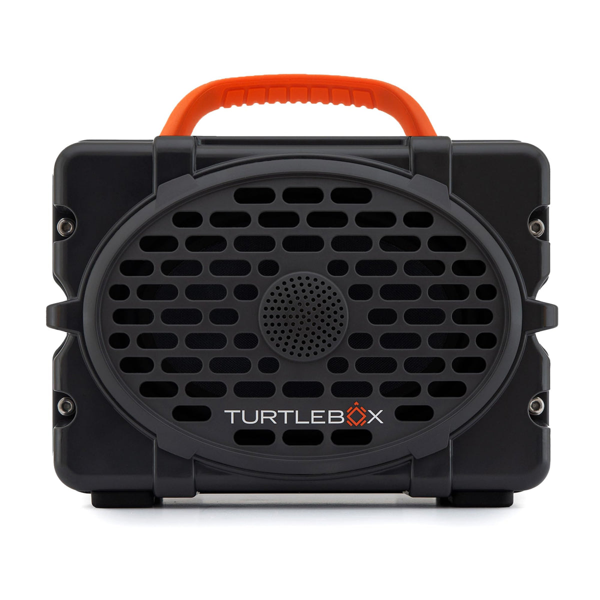 Turtlebox Original Gen 3 Outdoor Bluetooth Speaker, White/Royal Blue