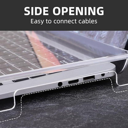 Laptop Keyboard Protector Cover Acrylic Clear Laptop Dust Case Anti-Cat Keyboard Cover Computer Mechanical Transparent Protector Suitable for 14inch Computer (13.8 * 9.8 * 0.6 Inch)
