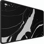 Large Mouse Pad, 31.5x15.7 inch Large Extended Computer Keyboard Mouse Mat, Water Resist Non-Slip Mousepad Rubber Base Long XXL Desk Mouse Pad for Work & Gaming, Office & Home, Black White