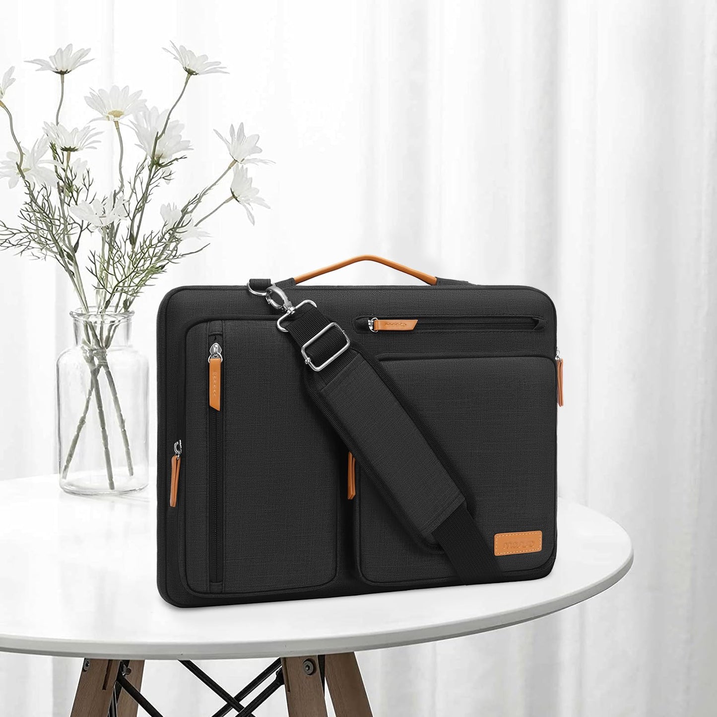 MOSISO 360 Protective Laptop Shoulder Bag, 15 inch Computer Bags
