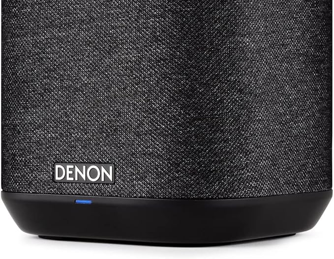 Denon Home 150 Wireless Smart Speaker – Compact Design, Wi-Fi & Bluetooth, HEOS Built-in, Alexa Built-in, Siri & AirPlay 2, Spotify Connect, Multi-Room Support, Black