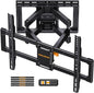 Perlegear UL Listed Full Motion TV Wall Mount for 42-90" TVs up to 132lbs