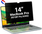 PYS Privacy Screen for Macbook Pro 14 Inch (2021-2023, M1, M2, M3), Magnetic Privacy Screen Protector for Mac 14.2" (A2779/A2442) Anti Fingerprint, Anti Blue Light, Removable, Easy Installation