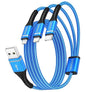 Multi Charging Cable 2Pack 6FT, 3 in 1 Charger Cable Braided Universal Phone Charging Cord with Lightning/Type C/Micro USB Ends, Multiple USB Cable for iPhone/Samsung/Google Cell Phones and More
