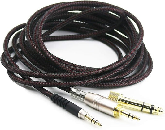 NewFantasia Replacement Audio Upgrade Cable Compatible with Audio-Technica ATH-M50xBT, ATH-AR3BTBK, ATH-SR50BT, ATH-ANC9, ATH-ANC7B, ATH-SR5BTBK, ATH-S700BT Headphones 3meters/9.9ft