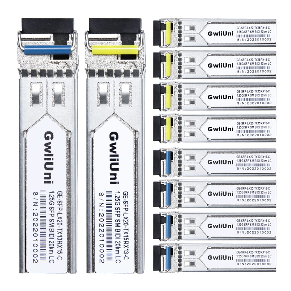 10Pcs Multi-Mode 10G SFP+ Fiber Module Network Transceiver, SR MM850nm 300m, Duplex LC for Switch, Router, Firewall, Network Card, Media Converter etc