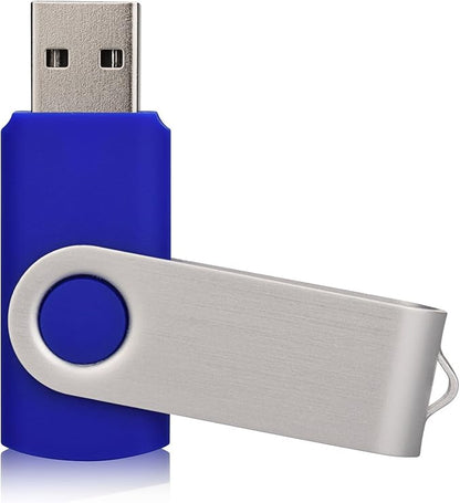 50 Pack 16GB USB Flah Drives Pack USB 2.0 16GB Flash Drive 50 Pack USB Memory Stick-Blue