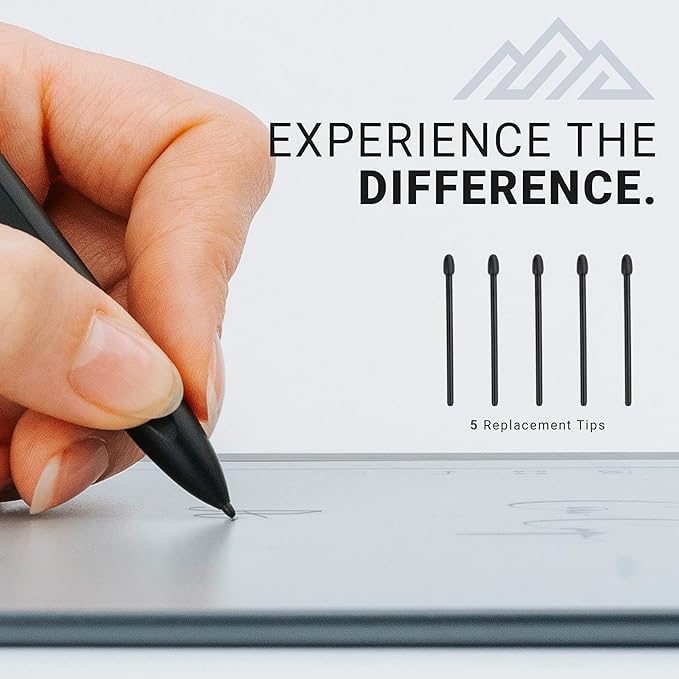 V-Pen Replacement Tips (5-Pack) for Remarkable 2 - Premium Black Stylus Nibs, Ensuring Precision, Easy Installation, Durability for Long-Lasting Use, Ideal for Professional & Creative Applications