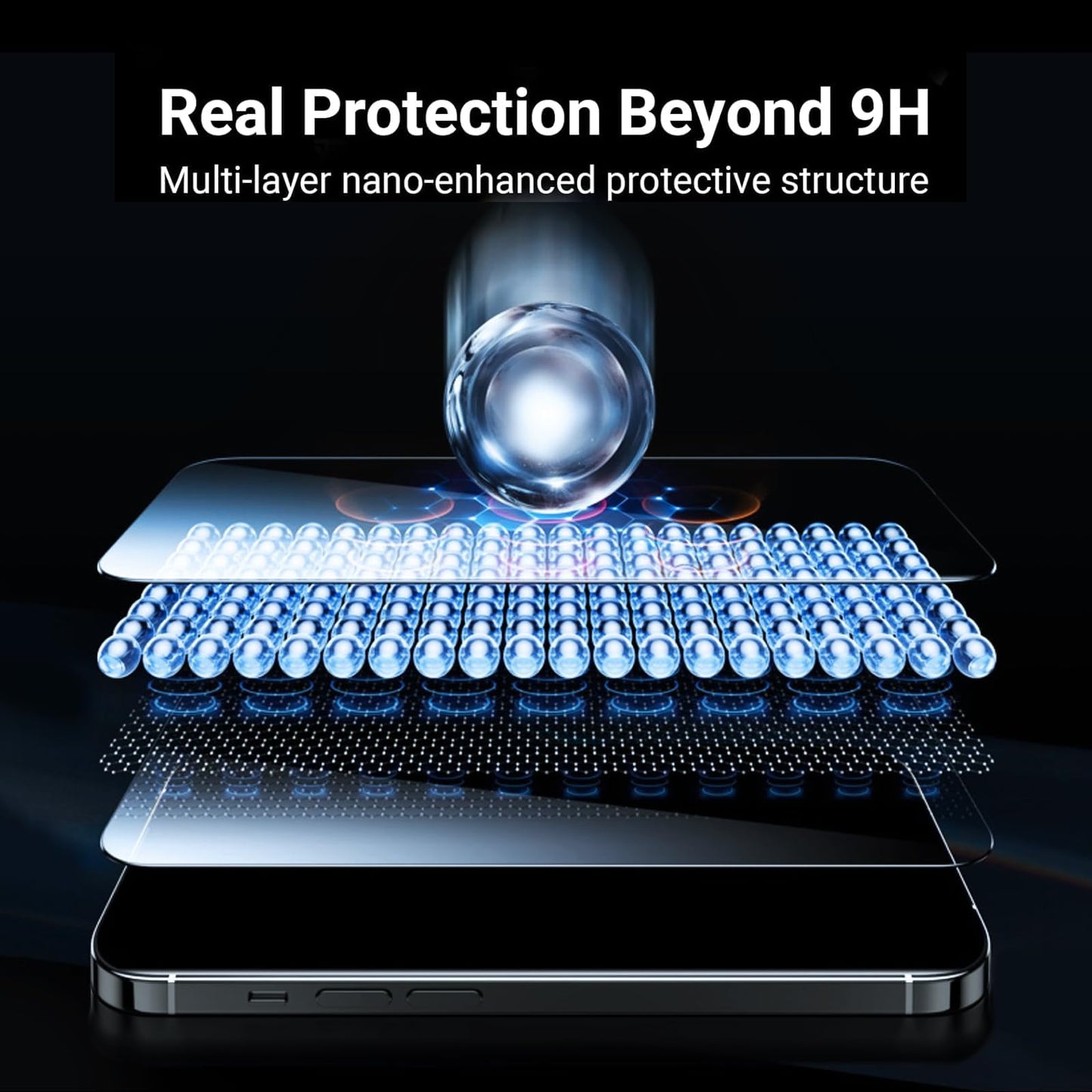 UltraGlass UNBREAK TOP 9H+ Armor for iPhone 17e/ 16e Screen Protector 6.1'' (No.1 Military Grade Shatterproof) Screen Protector 17e/ 16e Tempered Glass (Longest Durable & Full Edge Coverage) 2 Pack