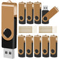 16GB 50-Pack USB Flash Drives Bulk EASTBULL USB 2.0 Thumb Drive,Gold