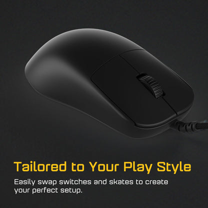 ENDGAME GEAR OP1 8k v2 Black – Esports Gaming Mouse with Cable, 30K DPI Optical Sensor, 8000Hz Polling, Hot-Swappable Switches & Claw-Grip Design