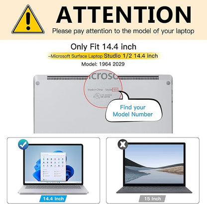 FILMEXT Privacy Screen for Microsoft Surface Laptop studio 2/1 14.4 inch (Model 2029/1964), Anti-Spy Filter Anti-Glare (for Surface Laptop studio 2/1 14.4" Privacy Screen Protector Filter)
