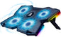 KLIM Wind Laptop Cooling Pad - More Than 500 000 Units Sold - New Version - The Most Powerful Rapid Action Cooling Fan - Laptop Stand with 4 Cooling Fans at 1200 RPM - USB Fan - PS5 PS4 - RGB