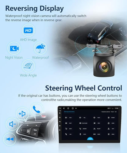 8core 4G+64G Car Radio for Toyota Camry 2006-2011 Support Canbus Original JBL Navigation, RSNAVI Car Stereo Wireless Carplay Android Auto 9'' Touchscreen WiFi BT/FM/RDS/EQ Backup Camera