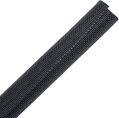Braided Wire Loom Mesh Woven Flexible Split Sleeving Black Cord Tube for Car/Electronics Cable Wiring Harness Protection Cover (1/2" - 36 Feet)
