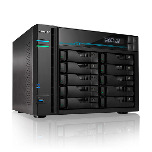 Asustor Lockerstor 2 Gen2 AS6702T - 2 Bay NAS Plex Media Server (Diskless)