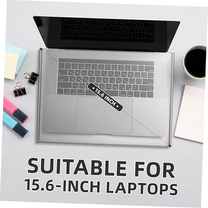 DOITOOL Clear Acrylic Keyboard Cover Protector, 15.6 in Laptop Keyboard Cover Mechanical Laptop Protector Cats from Touching Keyboard,15.7x10.4x1.6in