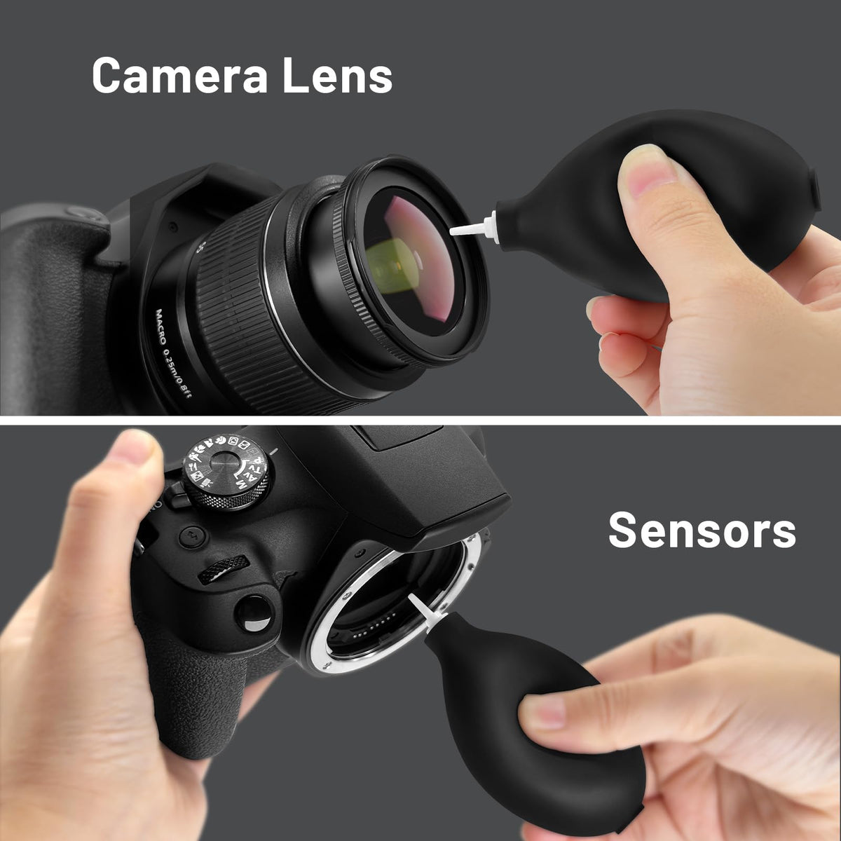 Updated Camera Lens Cleaning Kit, Camera Sensor Cleaning Kit Full Frame 10x