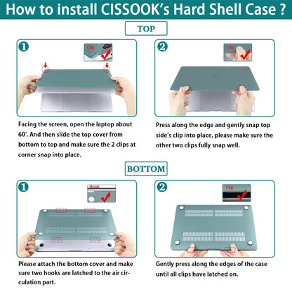 CISSOOK Compatible with MacBook Pro 14 inch Case M5 M4 M3 M2 M1 2026-2021