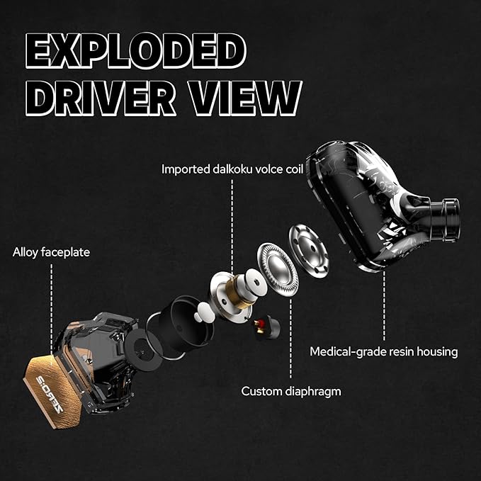 Linsoul 7Hz x Crinacle Zero:2 in Ear Monitor, Updated 10mm Dynamic Driver IEM, Wired Earbuds Earphones, Gaming Earbuds, with OFC IEM Cable for Musician (Pink, Without MIC)